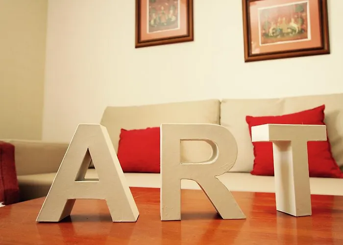 Appartement Bed And Snow Art